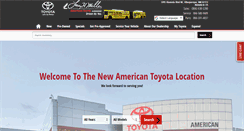 Desktop Screenshot of americantoyota.com